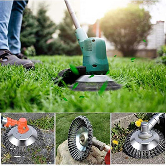 🔥 2 ACHETÉS = 1 OFFERT ! ✨ Tête de Broyeur à Fil d'Acier pour Tondeuse – Incassable, Haute Performance 🏡