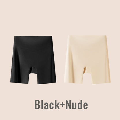 🏆Sous-vêtements féminins taille haute en soie glacée avec contrôle de l'abdomen Hip-lifting👑🌿