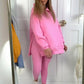 Ensemble élégant composé d'un sweat à capuche et d'un pantalon pour femmes🔥Achetez 2 livraisons gratuites