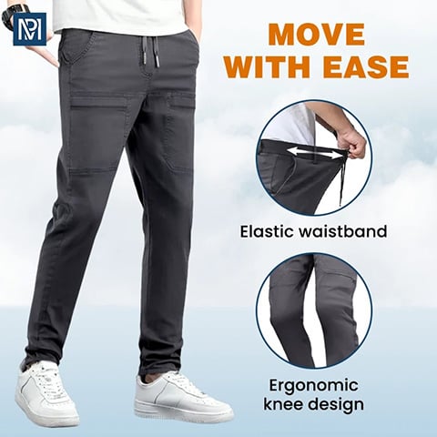 👖 MultiPants – מכנסי קרגו גמישים עם 6 כיסים ✨ | בד סופג לחות ועמיד | S-4XL 🔥 | נמכרו 50,000+