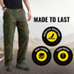 👖 60% OFF MAINTENANT ! 🏃 Pantalon Cargo Multi-Poches Homme - Tissu Respirant et Coupe Moderne pour Outdoor ou Urbain 🏙️📦