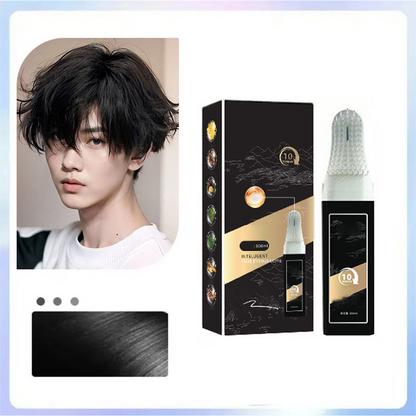 Peigne de teinture capillaire pratique 2 en 1 pour cheveux gris