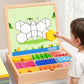 🧩50% DE RÉDUCTION! ✨ PUZZLE MAGNÉTIQUE BOIS - 120 Pièces aux Couleurs Vives, Jeu Éducatif pour Développer la Créativité des Enfants 🎨👧