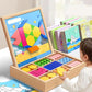 🧩50% DE RÉDUCTION! ✨ PUZZLE MAGNÉTIQUE BOIS - 120 Pièces aux Couleurs Vives, Jeu Éducatif pour Développer la Créativité des Enfants 🎨👧