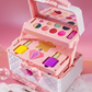 Kit de Maquillage Lavable pour Enfant avec Mallette de Rangement