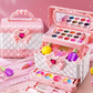 Kit de Maquillage Lavable pour Enfant avec Mallette de Rangement