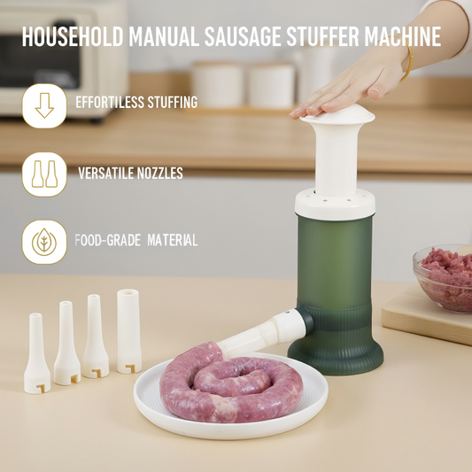 📢📢55 % de réduction !!! 🎅Machine à embosser les saucisses manuelle pour usage domestique