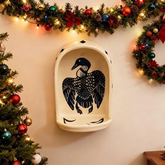 Handgemaakte decoratieve wandnis