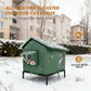 🐱 PROMO LIMITÉE 56% DE RÉDUCTION ! ✨ Maison pour Chat d‘Extérieur surélevée – Imperméable, Isolante, Stable et Pliable 🌧️