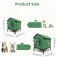 🐱 PROMO LIMITÉE 56% DE RÉDUCTION ! ✨ Maison pour Chat d‘Extérieur surélevée – Imperméable, Isolante, Stable et Pliable 🌧️