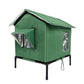 🐱 PROMO LIMITÉE 56% DE RÉDUCTION ! ✨ Maison pour Chat d‘Extérieur surélevée – Imperméable, Isolante, Stable et Pliable 🌧️