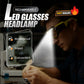 📢📢50 % DE RÉDUCTION !!✨Lampe frontale LED rechargeable pour lunettes