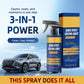 🚗✨ PROMO -50% ! Spray Revêtement 3-en-1 pour Voiture – Brillant Immédiat, Hydrofuge, Résiste -30°C à 80°C, 120 ml, Inclus Éponge & Chiffon