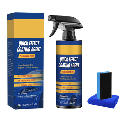 🚗✨ PROMO -50% ! Spray Revêtement 3-en-1 pour Voiture – Brillant Immédiat, Hydrofuge, Résiste -30°C à 80°C, 120 ml, Inclus Éponge & Chiffon