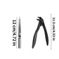 🎉✂️50% de réduction ! Coupe-ongles ergonomique pour seniors – Lames inclinées, récupérateur intégré et prise en main facile