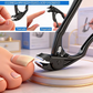 🎉✂️50% de réduction ! Coupe-ongles ergonomique pour seniors – Lames inclinées, récupérateur intégré et prise en main facile