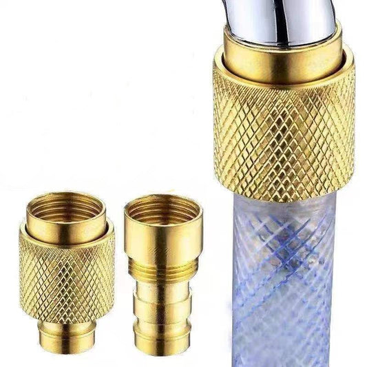 🚿🔧💧 ACHETEZ 2, OFFERT 1 ! Adaptateur Tuyau d'Eau Haute Pression en Cuivre – Universel 1/2" & 3/4", Anti-Fuite, 2 Modes de Jet