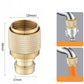 🚿🔧💧 ACHETEZ 2, OFFERT 1 ! Adaptateur Tuyau d'Eau Haute Pression en Cuivre – Universel 1/2" & 3/4", Anti-Fuite, 2 Modes de Jet