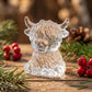 🐮🥤✨ Moule à Glaçons Vache Highland Silicone 3D • Mignon & Créatif pour Fêtes 🧊🍹