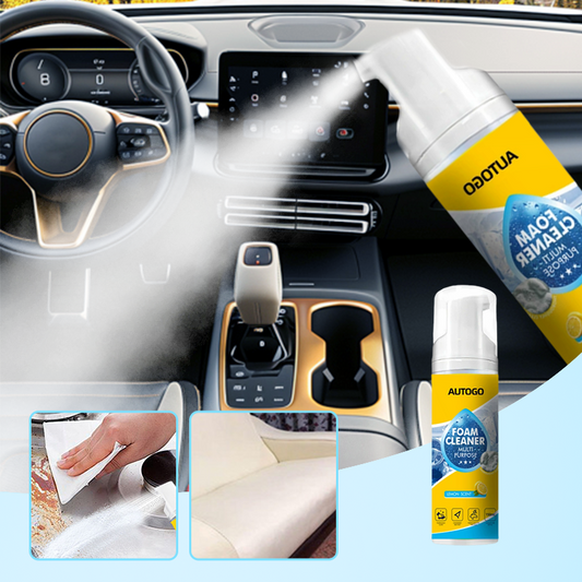 📢⏰Nettoyant Moussant Puissant & Polyvalent pour Intérieur Auto🚗Sans Rinçage, 150 ml