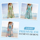 🥳VENTE FLASH 2026🥳💞Plus de 50 000 vendus !💙63 % de réduction ! Robe à manches courtes et col V à motifs pour femme – Tissu doux, coupe flatteuse et ajustée, un indispensable du quotidien décontracté🌿✅