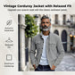 💥✨Offre spéciale à durée limitée : 50 % de réduction 🔥 Veste en velours côtelé pour homme d'inspiration vintage