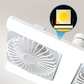 Luminaire moderne 2-en-1 avec ventilateur de plafond à LED