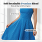 Robe trapèze rétro à pois pour femme, avec dos nu