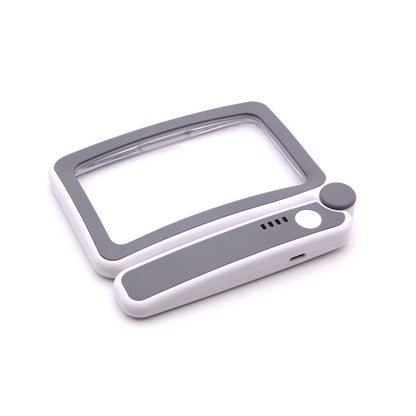 🔍 Loupe de lecture à LED – grossissement 4x, pliable, pour les personnes malvoyantes 👵✨