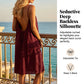 🌟 50 % de réduction — Robe dos nu sans bretelles ajustable