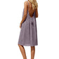 🌟 50 % de réduction — Robe dos nu sans bretelles ajustable