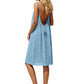 🌟 50 % de réduction — Robe dos nu sans bretelles ajustable