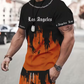 👕 60 % DE RÉDUCTION EN CE MOMENT ! 🔥 Ensemble t-shirt et short à imprimé graphique pour homme – Tissu doux, design audacieux, idéal pour les journées d'été ☀️