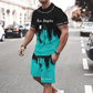 👕 60 % DE RÉDUCTION EN CE MOMENT ! 🔥 Ensemble t-shirt et short à imprimé graphique pour homme – Tissu doux, design audacieux, idéal pour les journées d'été ☀️
