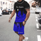 👕 60 % DE RÉDUCTION EN CE MOMENT ! 🔥 Ensemble t-shirt et short à imprimé graphique pour homme – Tissu doux, design audacieux, idéal pour les journées d'été ☀️