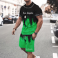 👕 60 % DE RÉDUCTION EN CE MOMENT ! 🔥 Ensemble t-shirt et short à imprimé graphique pour homme – Tissu doux, design audacieux, idéal pour les journées d'été ☀️