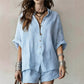 Ensemble décontracté deux pièces pour femme 🌞 Un style estival sans chichis – Restez au frais tout en restant chic 😎
