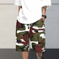 🩳🍂✨ PROMO -57% ! Shorts Cargo Camouflage – 6 Poches Pratiques, Cordon de Taille & Coupe Détendue (4 Couleurs, XS-3XL)