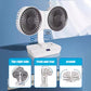 Ventilateur de bureau oscillant à double tête