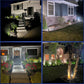 Projecteurs solaires LED d'extérieur, puissants