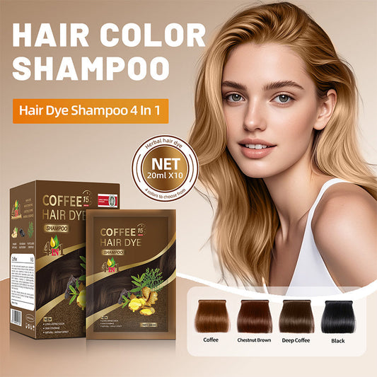 🔥Shampoing colorant 4 en 1 à base de plantes✈️