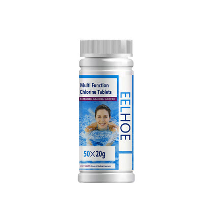 Pastilles de chlore pour le nettoyage de la piscine - Lutte contre les algues et clarification de l'eau