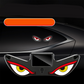 🌟Feu d'avertissement LED « Œil du diable » à énergie solaire pour voiture : brillez avec style 🚗💡