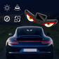 🌟Feu d'avertissement LED « Œil du diable » à énergie solaire pour voiture : brillez avec style 🚗💡