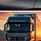 🌟Feu d'avertissement LED « Œil du diable » à énergie solaire pour voiture : brillez avec style 🚗💡