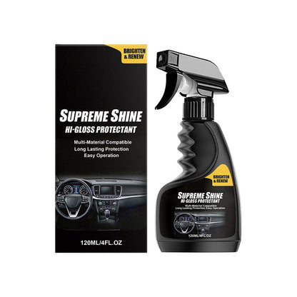 Spray protecteur pour faire briller l'intérieur des voitures