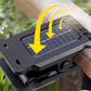 Lampe à pince solaire avec détecteur de mouvement