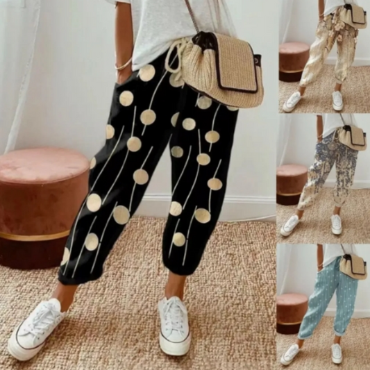 🔥Pantalon décontracté imprimé multicolore pour femme🔥