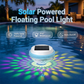 Lampe LED solaire flottante pour piscine