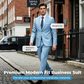 ✨👔50 % DE RÉDUCTION + LIVRAISON GRATUITE 💼Costume deux pièces pour homme, coupe moderne – Respirant, infroissable et style professionnel ✨